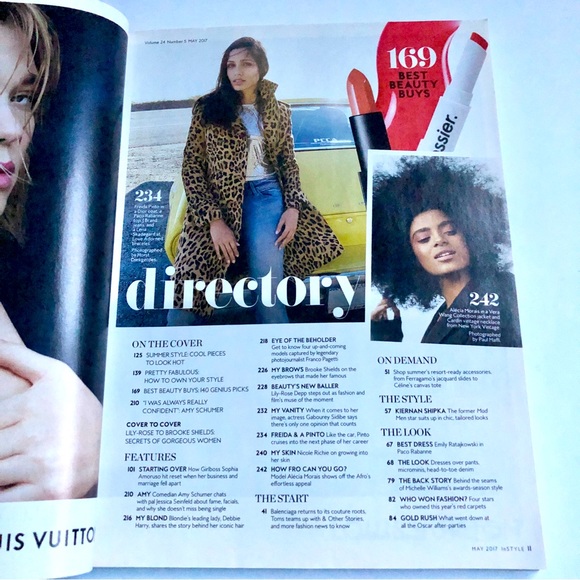 3/$15 INSTYLE MAGAZINE MAY 2017 Amy Schumer Beauty Issue NEW - Picture 4 of 15